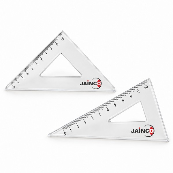 Set Square of Transparent Plastic